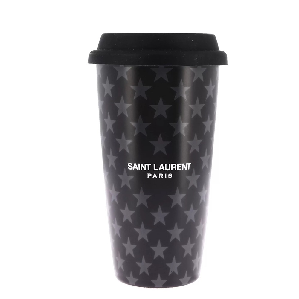 NEW Saint Laurent ceramic star mug